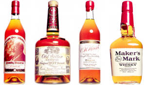 different types of whiskey